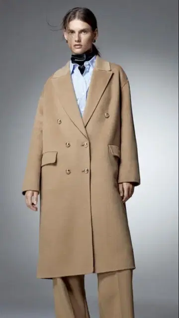 ZARA 울 혼방 코트