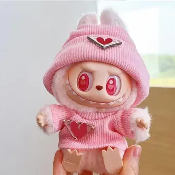 LABUBU 봉제 인형 옷 갈아입기 의류 4종 세트 퍼플