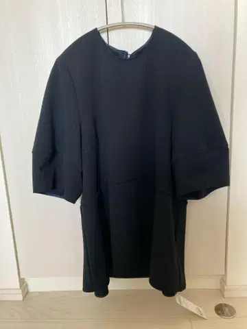 온워드 UNFILO 블랙 오부소매 티셔츠 XL
