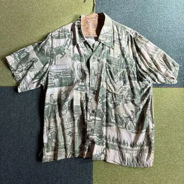 SUN SURF 알로하 셔츠 S 사이즈