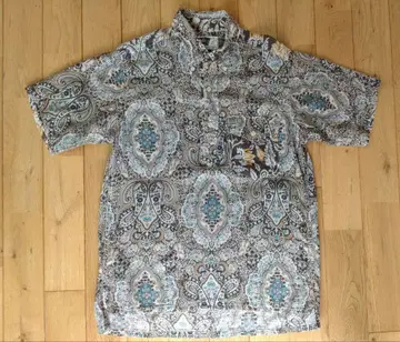 Garment engineered 페이즐리 무늬 반팔 셔츠 S