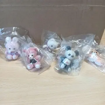 요시토쿠 봉제 인형 가챠 5체 세트 미개봉