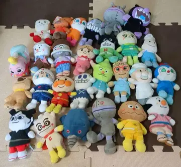 호빵맨 캐릭터 봉제 인형 세트