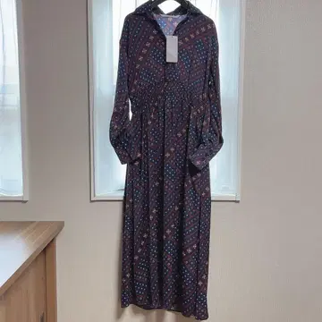 새상품 레이빔즈 네이비 맥시 원피스