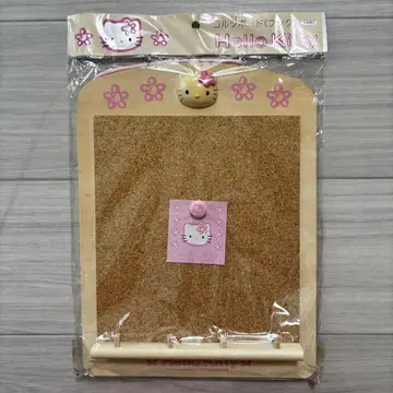 헬로키티 코르크 보드 카오하나 꽃무늬 1998년 제조