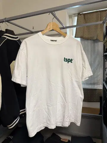 TRANSPORT tspt 로고 T셔츠 XX-LARGE 화이트