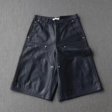 WALES BONNER LEATHER RIDER IVY SHORTS