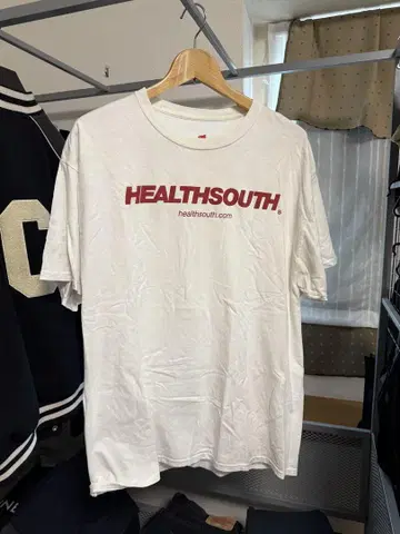 HEALTHSOUTH T셔츠 Hanes XLT 화이트
