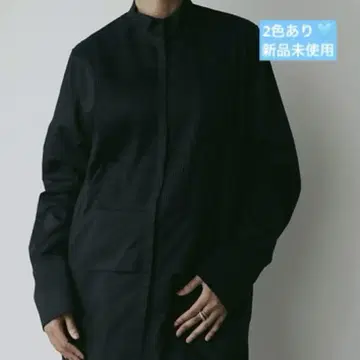 HER. 블라우스 셔츠 핀턱 시어 블라우스 여성용