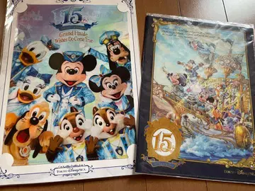 도쿄디즈니씨 15주년 클리어 파일 세트 실사