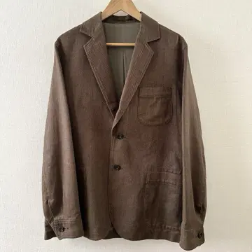 [셋업 가격] MOJITO 헤링본 면린넨 셋업 브라운 XL