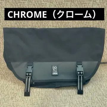 CHROME 메신저 백 크롬 블랙