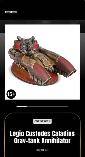 Adeptus Custodes Grav-tank Annihilator
