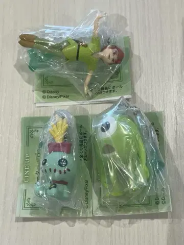 green 디즈니 가챠 피터팬, 스크럼프, 마이크 3종 세트