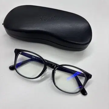 Ray-Ban RB 5386 블랙 안경 케이스 포함