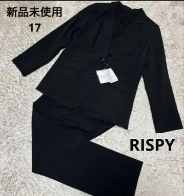 새상품 RISPY 수트 셋업 17 블랙 슈퍼 스트레치