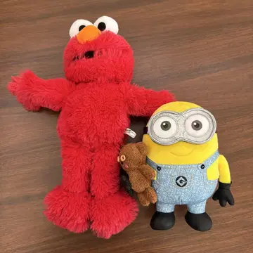 미니언 and 엘모 봉제 인형