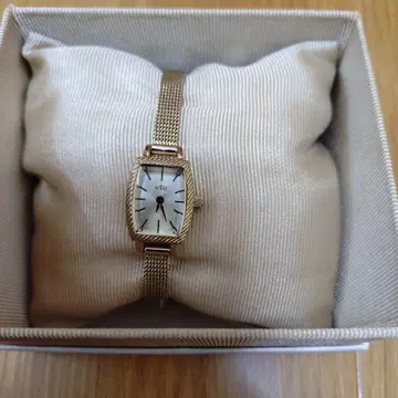 ete 골드 아날로그 쿼츠 손목시계