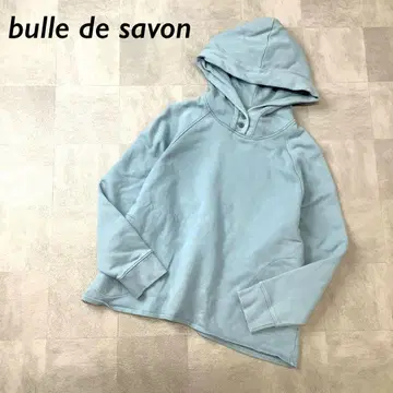 bulle de savon 풀오버 후드티 더스티 블루