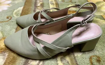 그린 펌프스 24.0 la farfa SHOES 라 파파