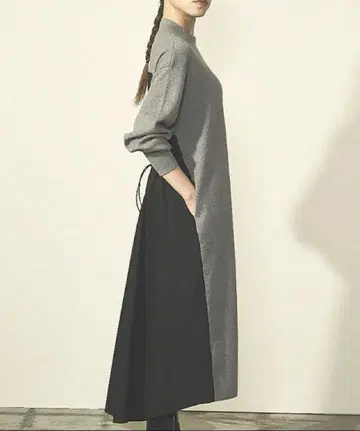 Liyoca 리요카 원피스 코튼 캐시미어 면 도킹 원피스