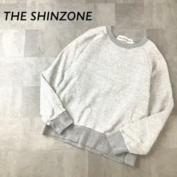 THE SHINZONE 풀오버 맨투맨 긴팔 멜란지 그레이