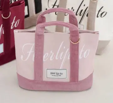 [ 미개봉 ] Her lip to Mini Tote rose