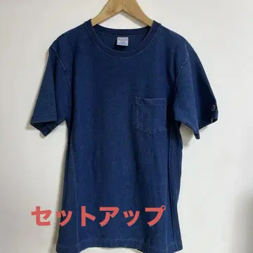 Champion REVERSE WEAVE 셋업 인디고 염색