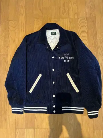 Woodblock x Newnewyorkclub 바시티 자켓