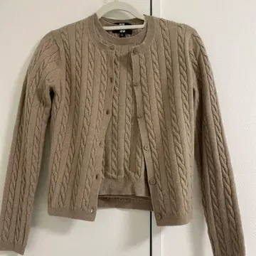 UNIQLO 케이블 니트 반팔 & 가디건