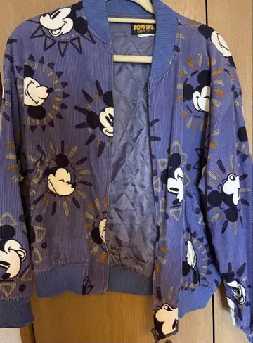 POPPINS 미키마우스 패턴 자켓