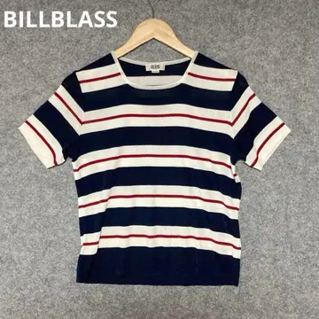 BILLBLASS 빈티지 스트라이프 반팔 니트 M 사이즈