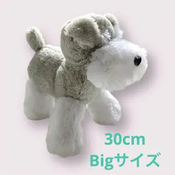 슈나와 밥 스탠드업 30cm 봉제 인형 택 포함 슈나우저 Big