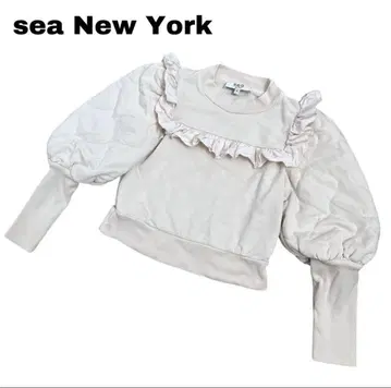 [ sea New York ] 프릴 도킹 맨투맨