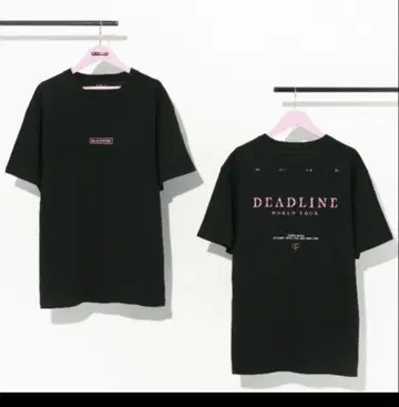 새상품 BLACKPINK T셔츠 DEADLINE T셔츠 M사이즈 블랙