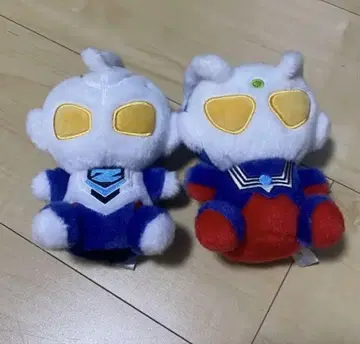 푹신푹신 앉은 봉제 인형 울트라맨 제로 & 울트라맨 Z 2개 세트