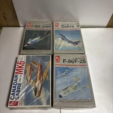 F-86 시리즈 모델 키트 4종 세트