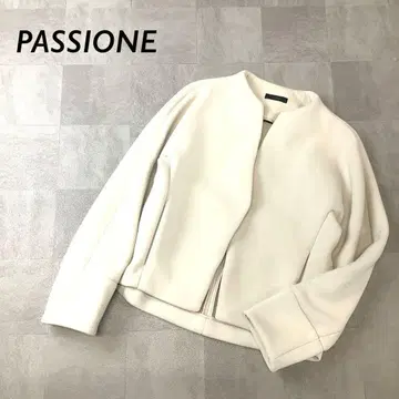새상품급 PASSIONE 노카라 원버튼 맨투맨 자켓