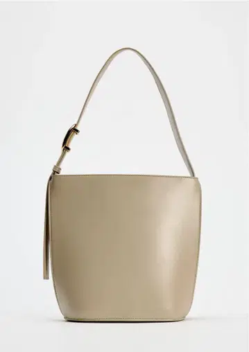 [ 미사용 새상품 ] ZARA 베이지 버킷형 숄더백