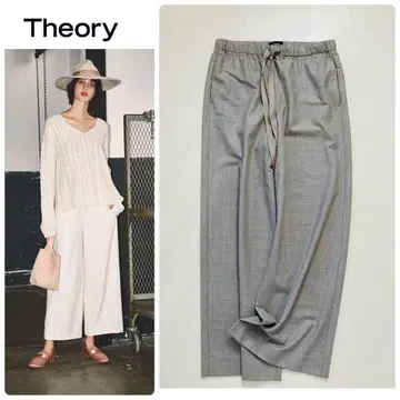 Theory LIGHT.SAXONY WIDE.CROPPED.CULOTTE