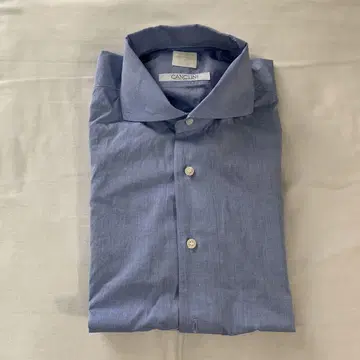 CANCLINI EDIFICE 블루 긴팔 셔츠