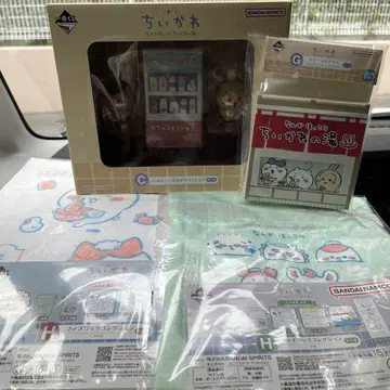 치이카와 (먼작귀) 1번 복권 C상 피규어 H상 타월 복조리 G상 문구류