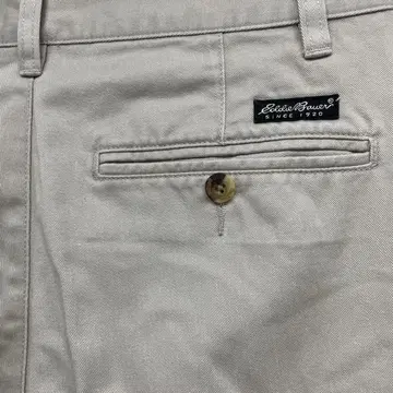 Eddie Bauer 베이지 치노 팬츠 2턱 코튼 슬랙스