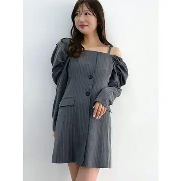 MERCURYDUO 자켓풍 미니 원피스