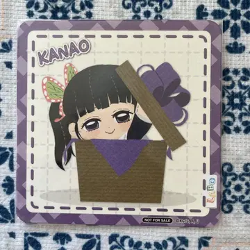 귀멸의 칼날 츠유리 카나오 콜라보 카페 LABO 코스터