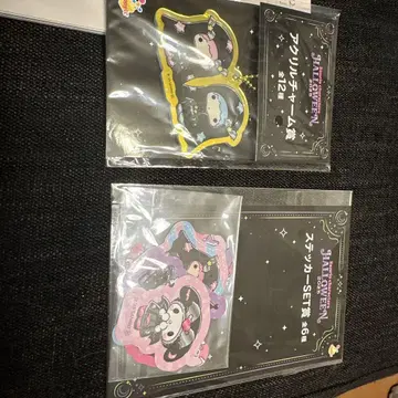 산리오 할로윈 복권 아크릴 참 키키라라, 스티커 세트