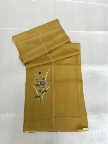 패턴 안감 손글씨 염색