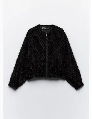 ZARA 대비 프린지 자켓