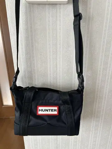 HUNTER 블랙 숄더백