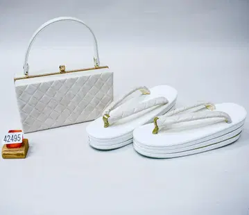 조리 백 세트 삼단 프리 사이즈 24.5cm 화이트 베이스 NO42495